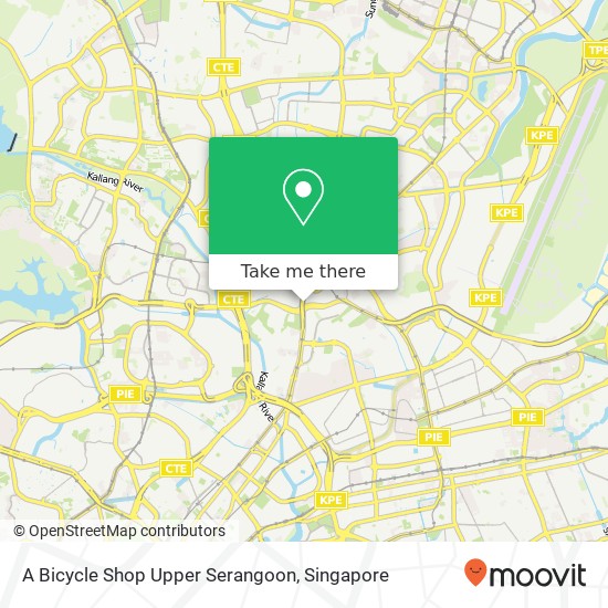 A Bicycle Shop Upper Serangoon map