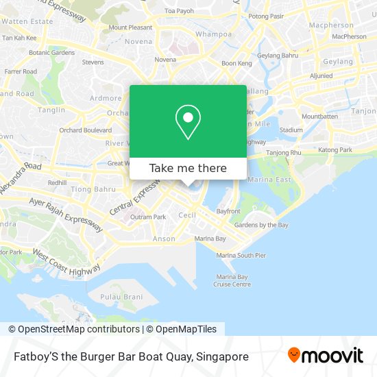Fatboy’S the Burger Bar Boat Quay map