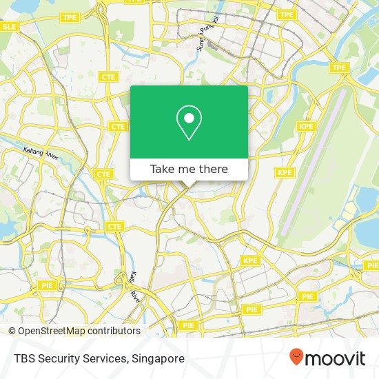 TBS Security Services map