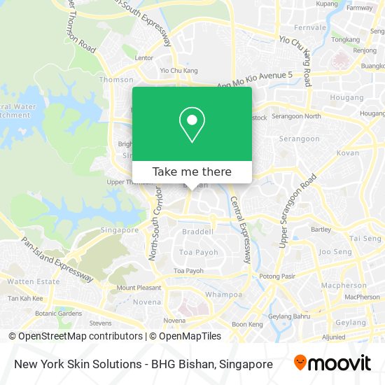 New York Skin Solutions - BHG Bishan map