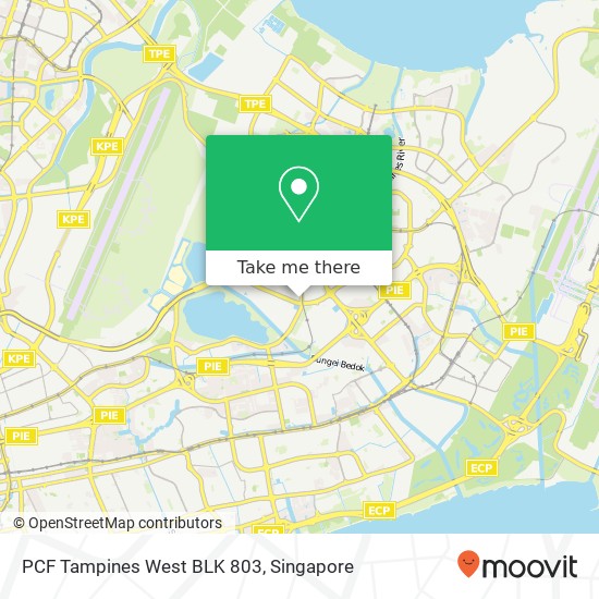 PCF Tampines West BLK 803 map