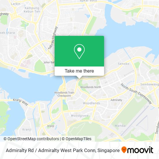 Admiralty Rd / Admiralty West Park Conn地图