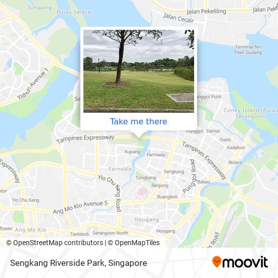 Sengkang Riverside Park map