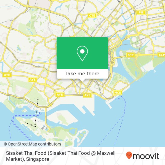 Sisaket Thai Food (Sisaket Thai Food @ Maxwell Market)地图