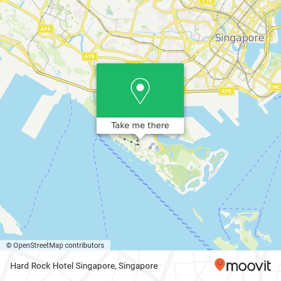 Hard Rock Hotel Singapore地图