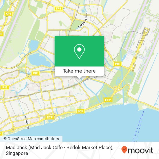 Mad Jack (Mad Jack Cafe - Bedok Market Place) map