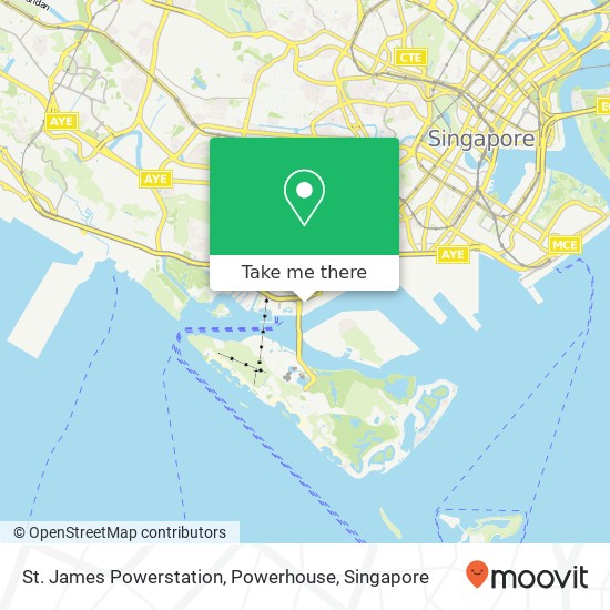 St. James Powerstation, Powerhouse map