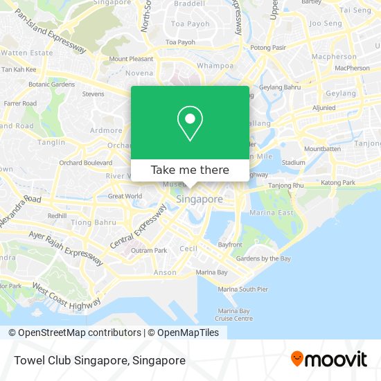 Towel Club Singapore地图