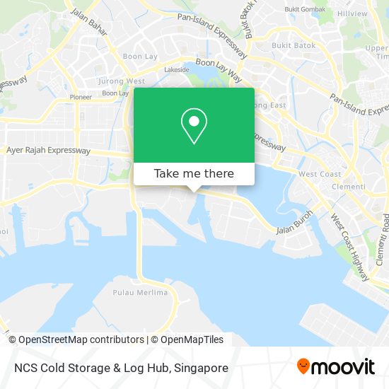 NCS Cold Storage & Log Hub map