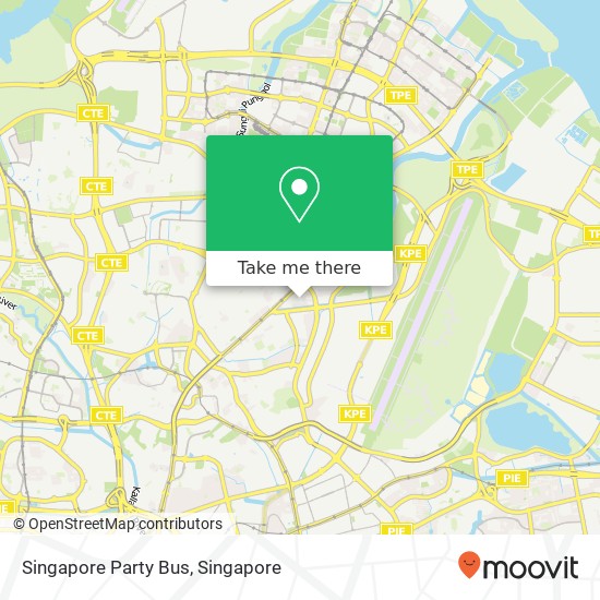 Singapore Party Bus map