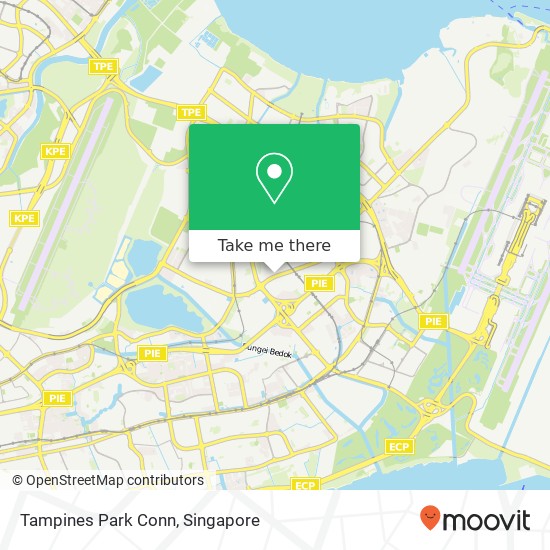 Tampines Park Conn map