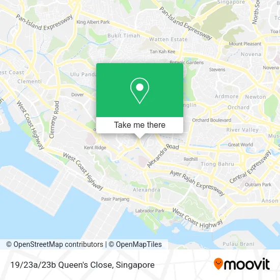 19/23a/23b Queen's Close地图