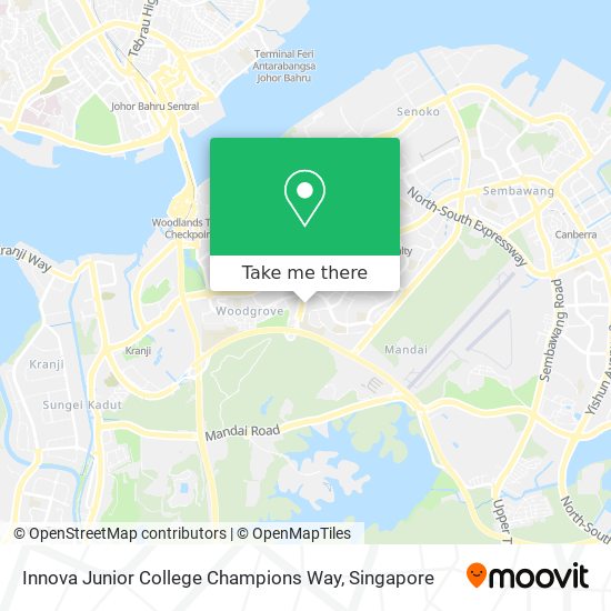 Innova Junior College Champions Way地图