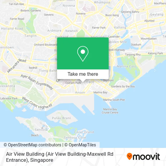 Air View Building (Air View Building-Maxwell Rd Entrance) map