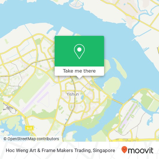 Hoc Weng Art & Frame Makers Trading map