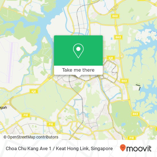 Choa Chu Kang Ave 1 / Keat Hong Link地图