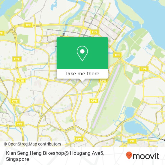 Kian Seng Heng Bikeshop@ Hougang Ave5 map