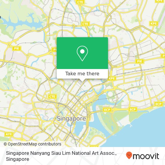 Singapore Nanyang Siau Lim National Art Assoc. map