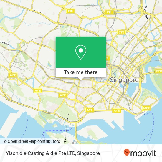 Yison die-Casting & die Pte LTD map