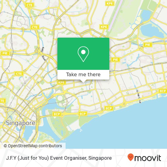 J.F.Y (Just for You) Event Organiser map