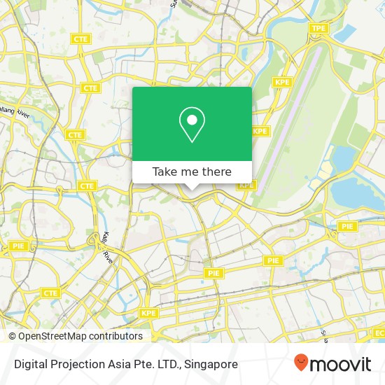 Digital Projection Asia Pte. LTD. map
