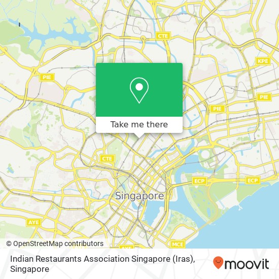 Indian Restaurants Association Singapore (Iras) map