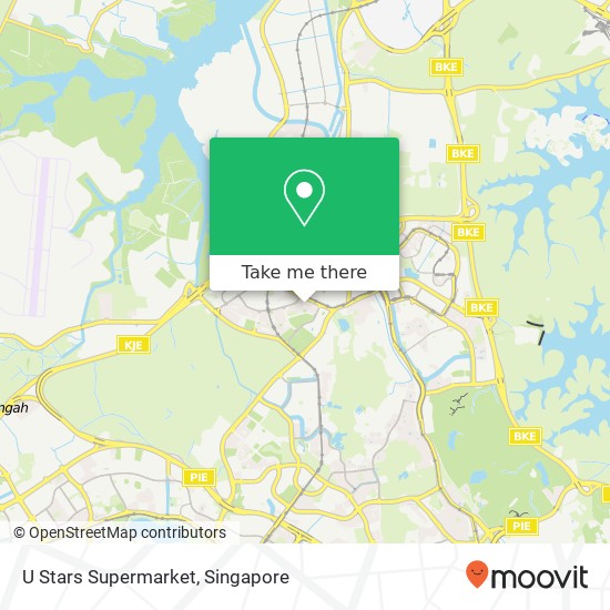 U Stars Supermarket地图