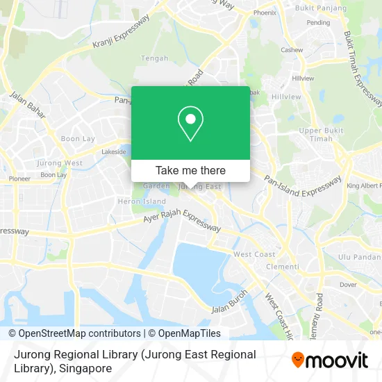 Jurong Regional Library地图