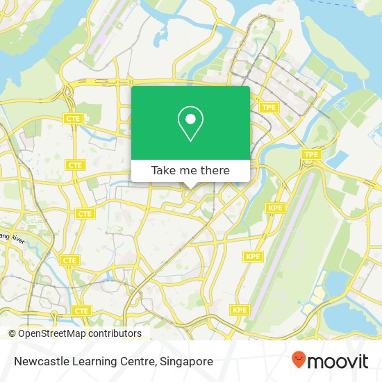 Newcastle Learning Centre map