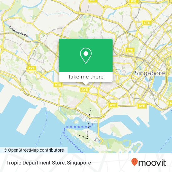Tropic Department Store map
