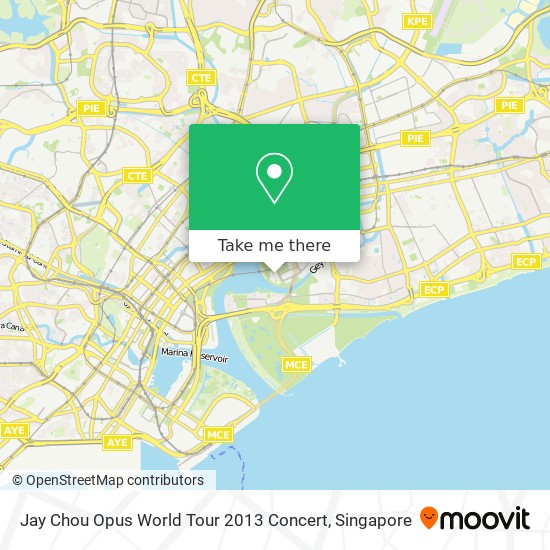 Jay Chou Opus World Tour 2013 Concert地图