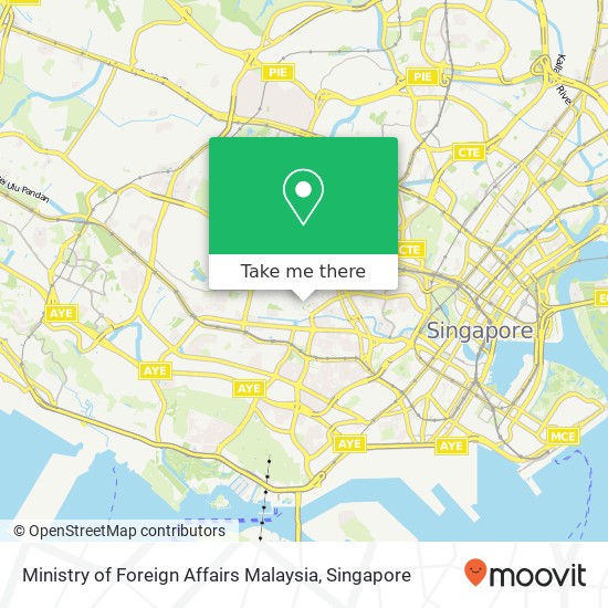 Ministry of Foreign Affairs Malaysia map