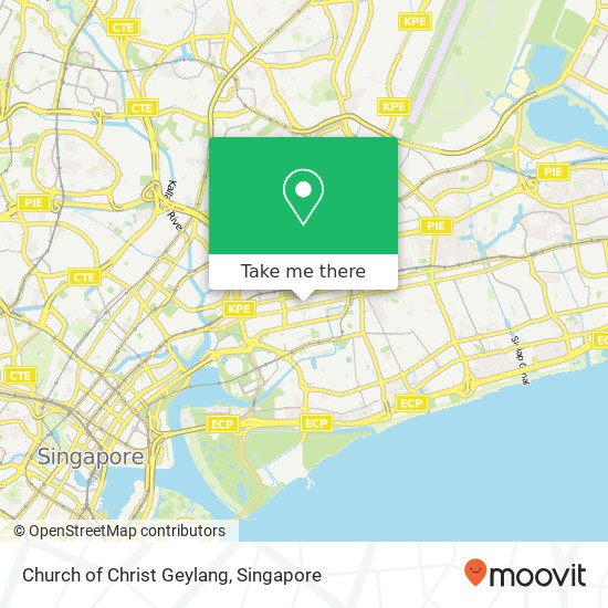 Church of Christ Geylang map