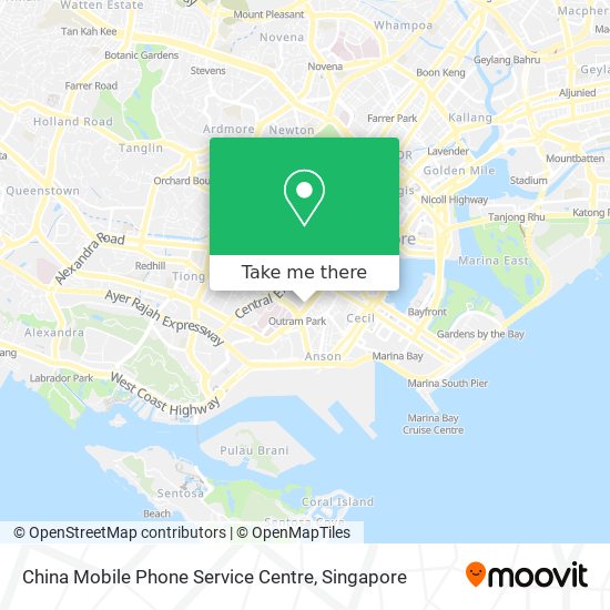 China Mobile Phone Service Centre map