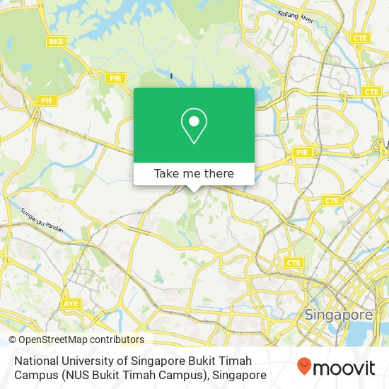 National University of Singapore Bukit Timah Campus (NUS Bukit Timah Campus)地图