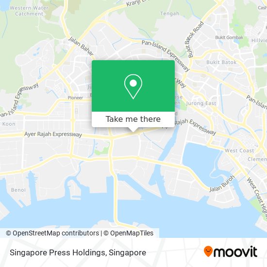 Singapore Press Holdings map