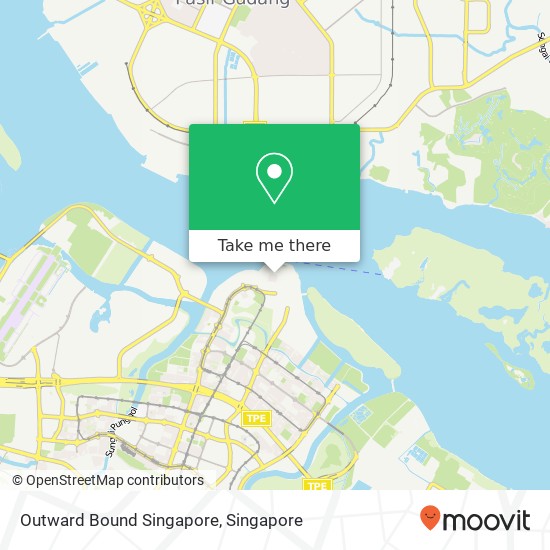 Outward Bound Singapore map