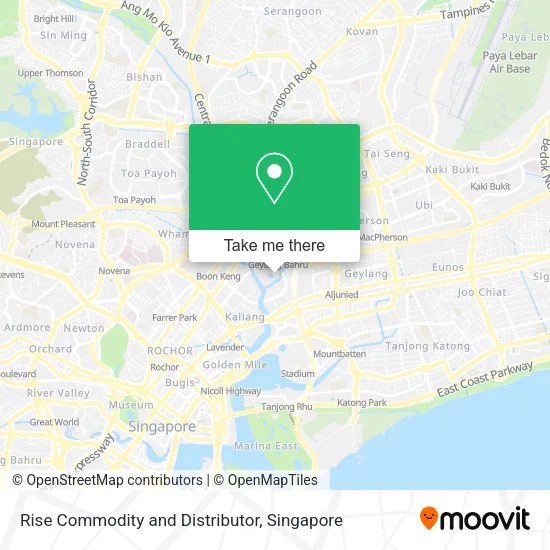 Rise Commodity and Distributor map