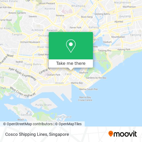 Cosco Shipping Lines地图