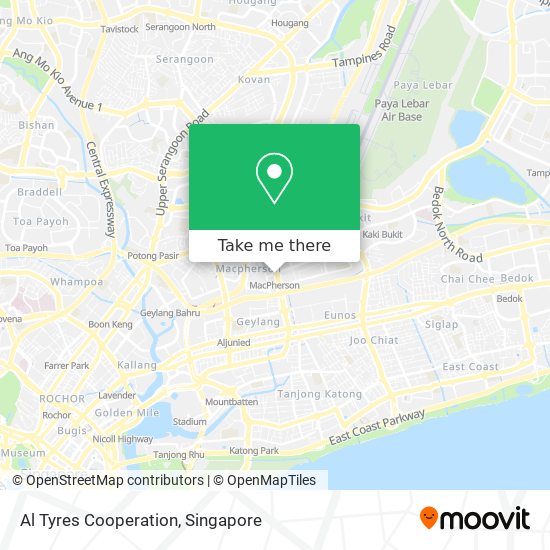 Al Tyres Cooperation map