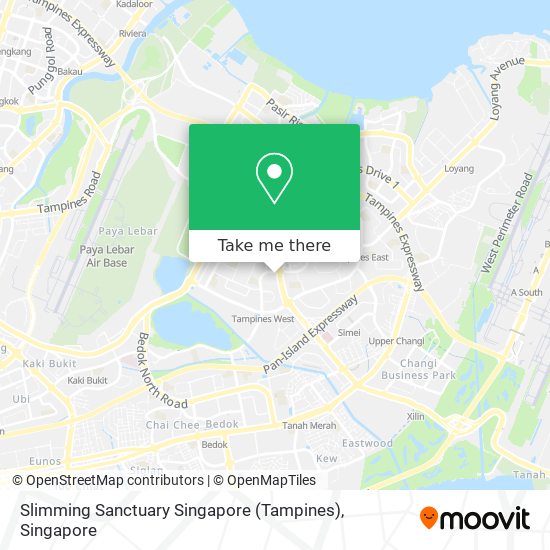 Slimming Sanctuary Singapore (Tampines) map