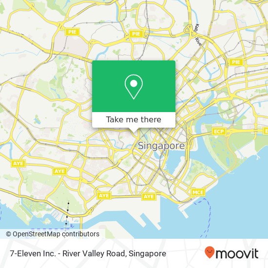7-Eleven Inc. - River Valley Road地图