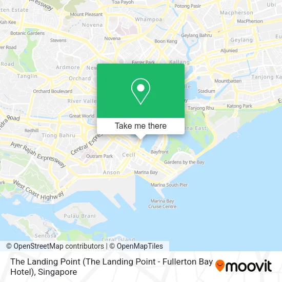 The Landing Point (The Landing Point - Fullerton Bay Hotel) map