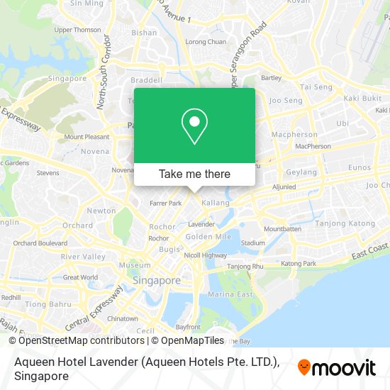 Aqueen Hotel Lavender (Aqueen Hotels Pte. LTD.) map