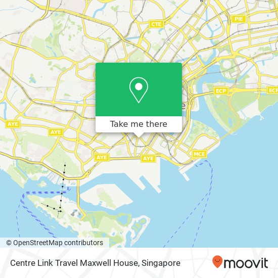 Centre Link Travel Maxwell House地图