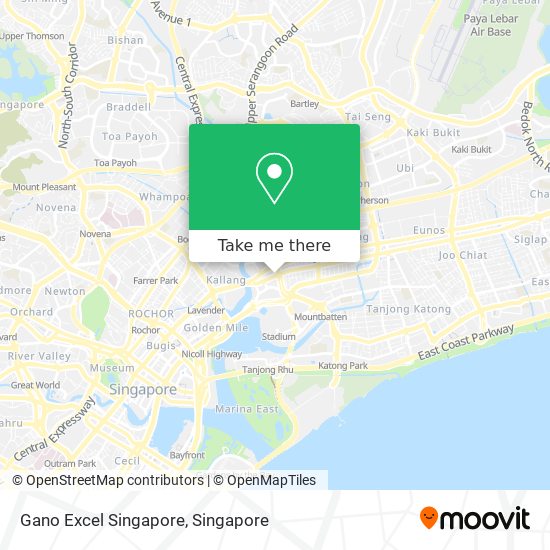 Gano Excel Singapore map