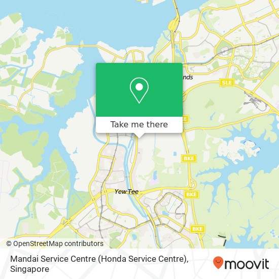 Mandai Service Centre (Honda Service Centre) map