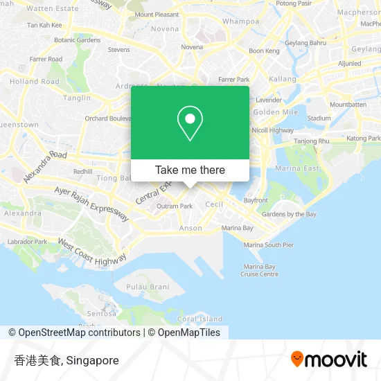香港美食 map
