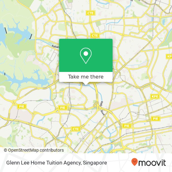Glenn Lee Home Tuition Agency map