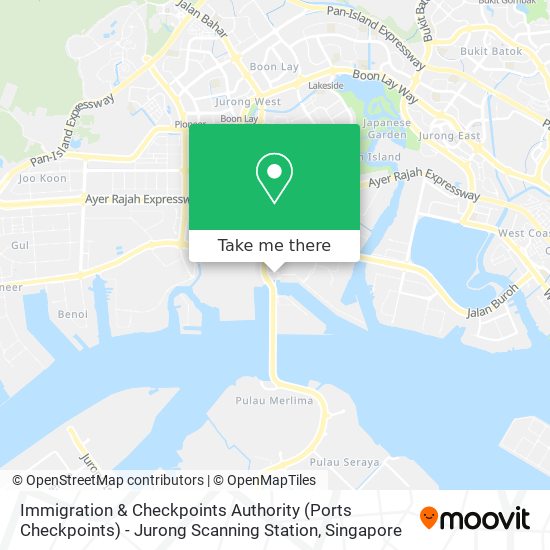 Immigration & Checkpoints Authority (Ports Checkpoints) - Jurong Scanning Station map